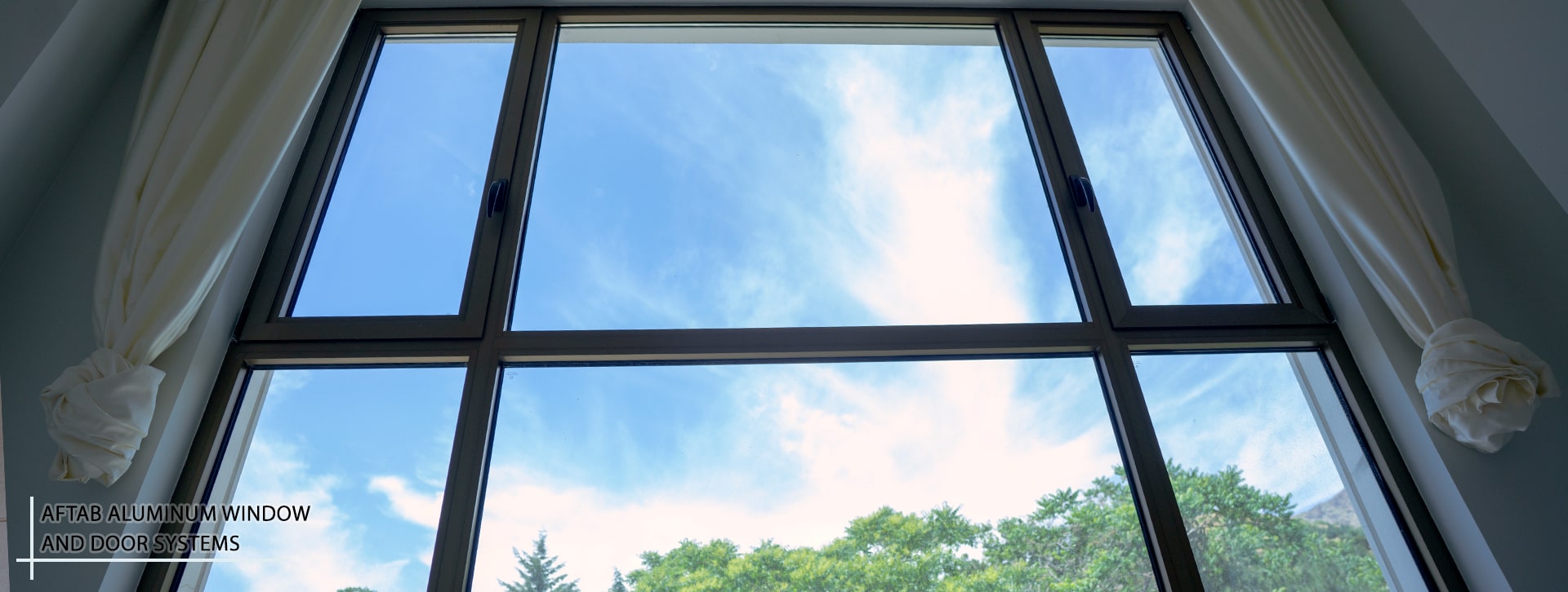 درب آلومینیومی نگارین پنجره آفتاب