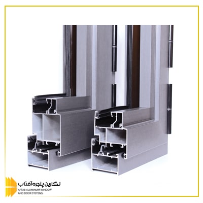 درب و پنجره آلومینیومی نرمال لولایی ph 54