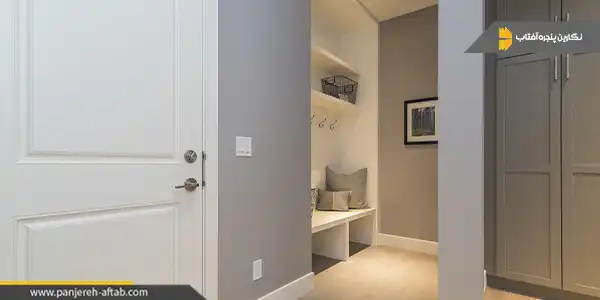 درب آلومینیومی اتاق خواب 