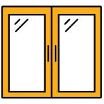 کارخانه در و پنجره نگارین پنجره آفتاب