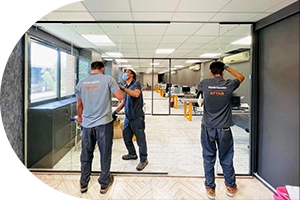 خدمات همکاری در ساخت و مونتاژ در کارخانه نگارین پنجره آفتاب