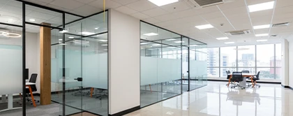 انواع پارتیشن شیشه ای