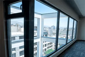 در و پنجره دوجداره آلومینیومی ثابت