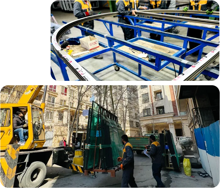 پنجره ترمال بریک فریکشن آلومینیومی نگارین پنجره آفتاب